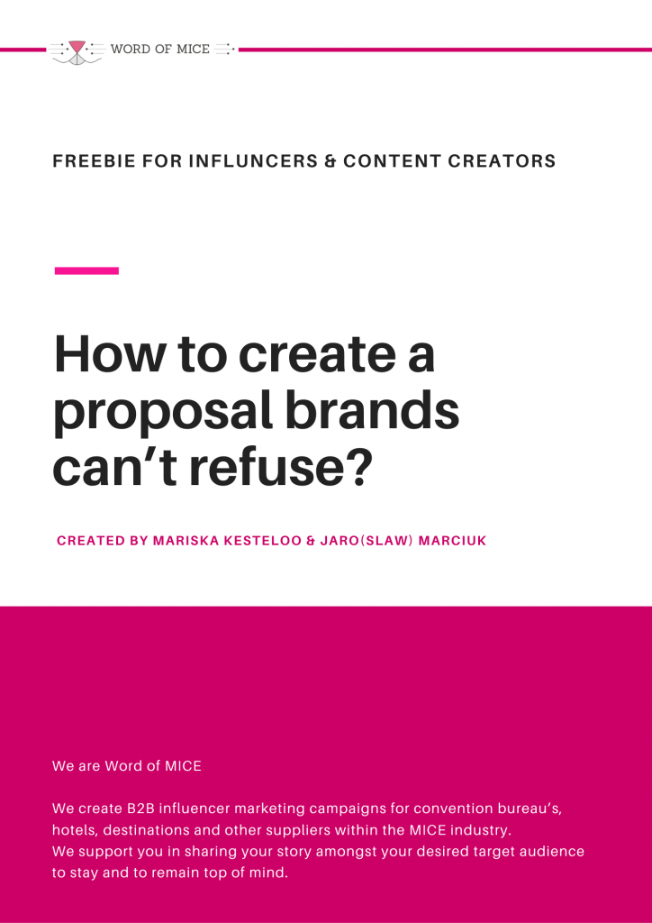 how to create influencer proposal for brands campaign